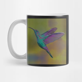 Hummingbird on Yellow Mug